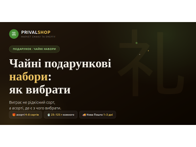 Чайні подарункові набори: як вибрати і не прогадати