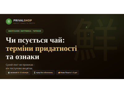 Чи псується чай: терміни придатності та ознаки