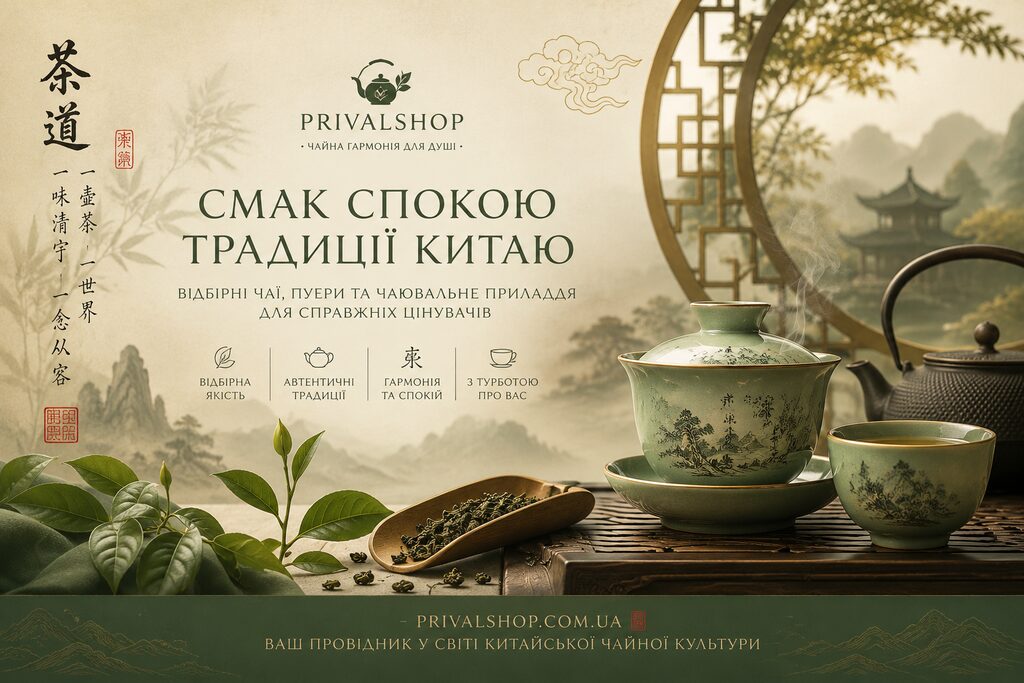 Китайський чай та посуд PRIVAL